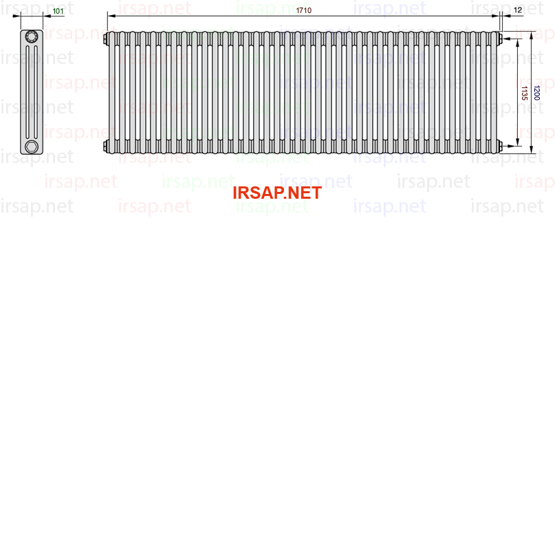 Радиатор IRSAP Tesi 31200/38 T30 CL 01